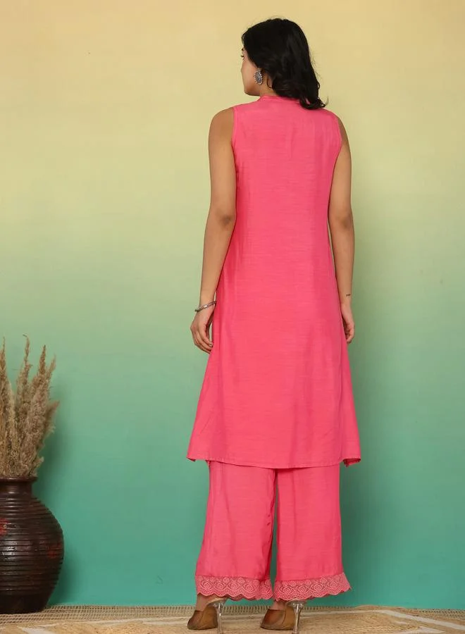 Kasya  Magenta Pink Co-Ord Set for Women | Best Price UAE
